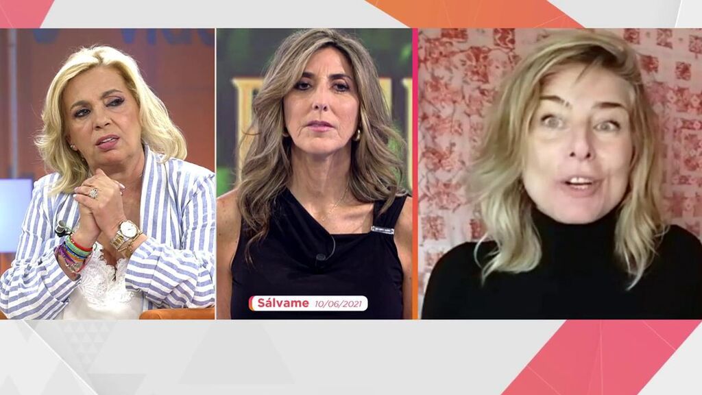 Carmen Borrego escucha los ataques de la hija de Edmundo Arrocet