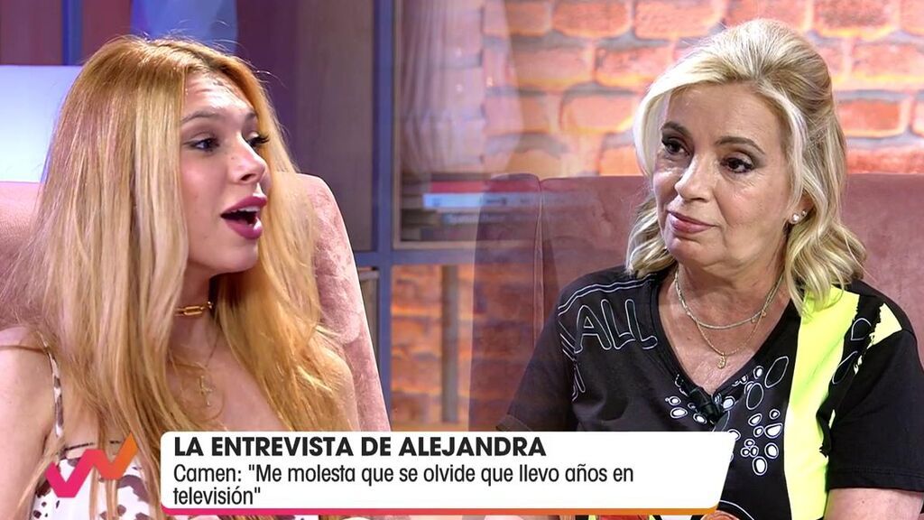 Alejandra Rubio entrevista a Carmen Borrego