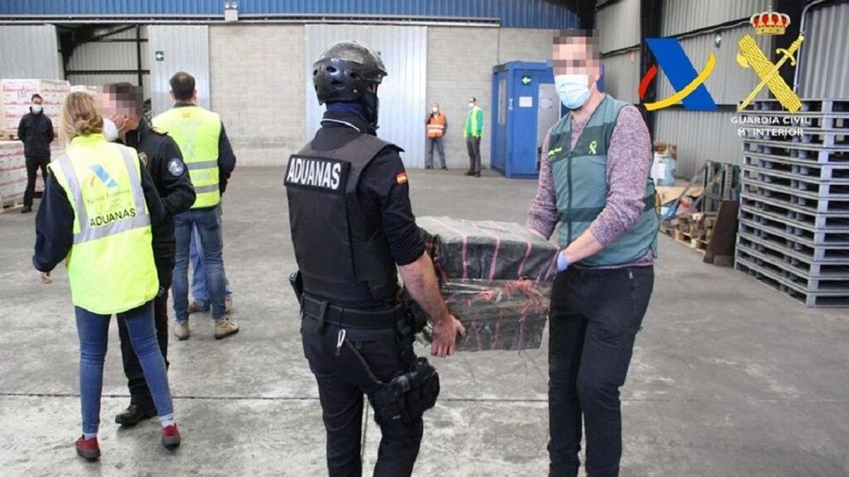 Incautados 1.400 kilos de cocaína ocultos en contenedores en el Puerto de Bilbao