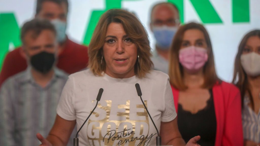 Susana Díaz tras perder las primarias