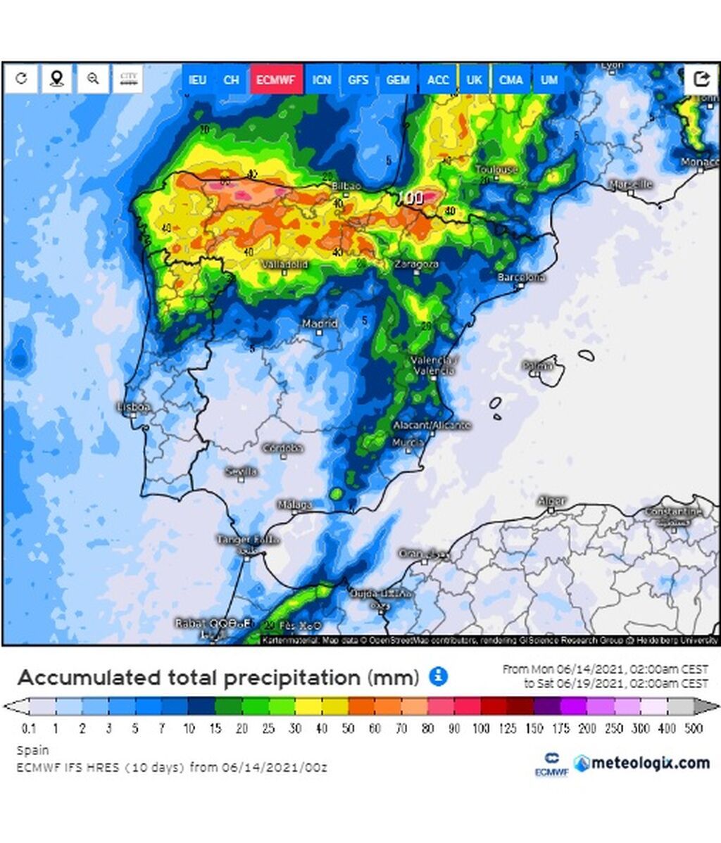 precipitaciones-ecmwf