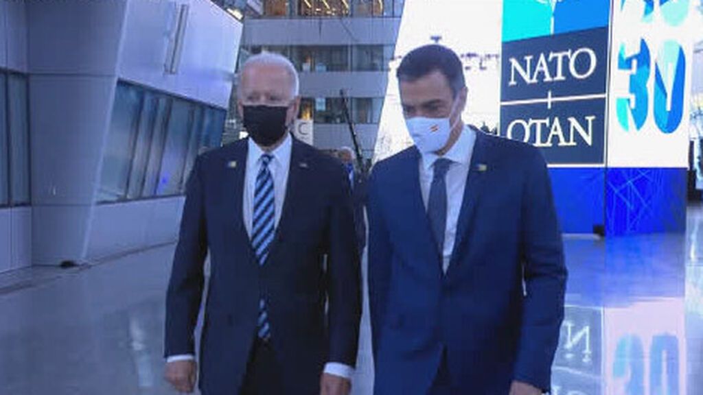 Primer encuentro entre Sánchez y Biden