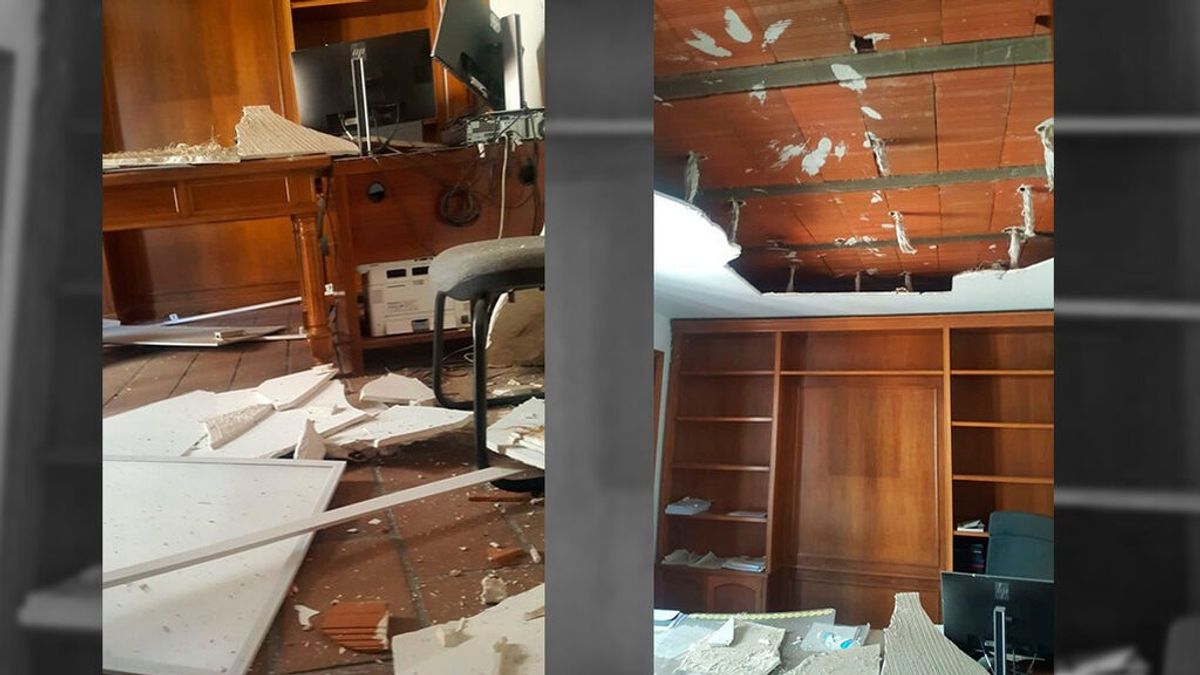 Los juzgados de Illescas: un falso techo desplomado y víctimas de violencia de género en un cubículo que "parece un calabozo" Los juzgados de Illescas: un falso techo desplomado y víctimas de violencia de género en un cubículo que "parece un calabozo"