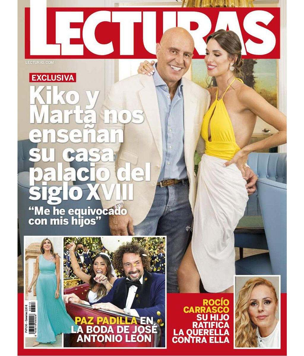 Kiko Matamoros y Marta López Álamo en la portada de la revista 'Lecturas'