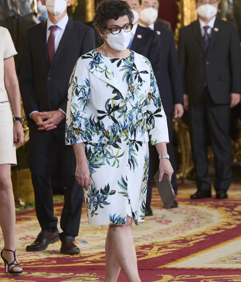 Arancha González Laya, en la cena de Estado con los Reyes