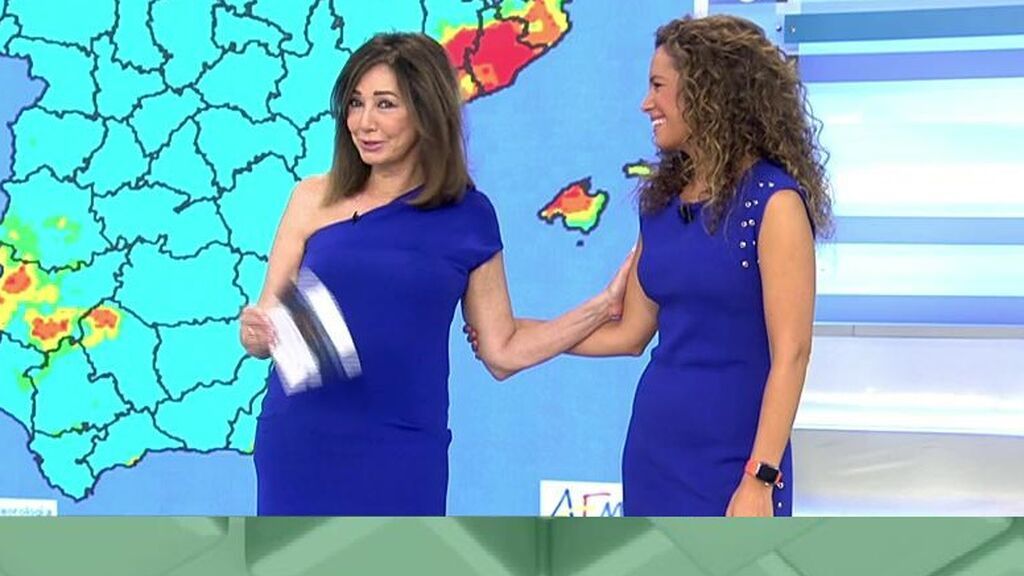 Ana Rosa y Laura Madrueño coinciden en el color de sus vestidos