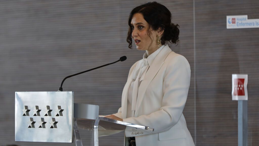 Ayuso, en la inauguración del Zendal