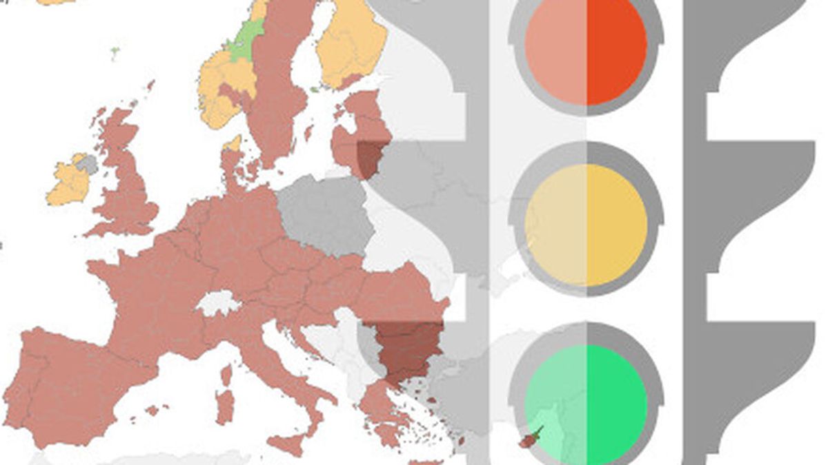 El semáforo epidemiológico del Reino Unido: qué países son verdes, amarillos o rojos