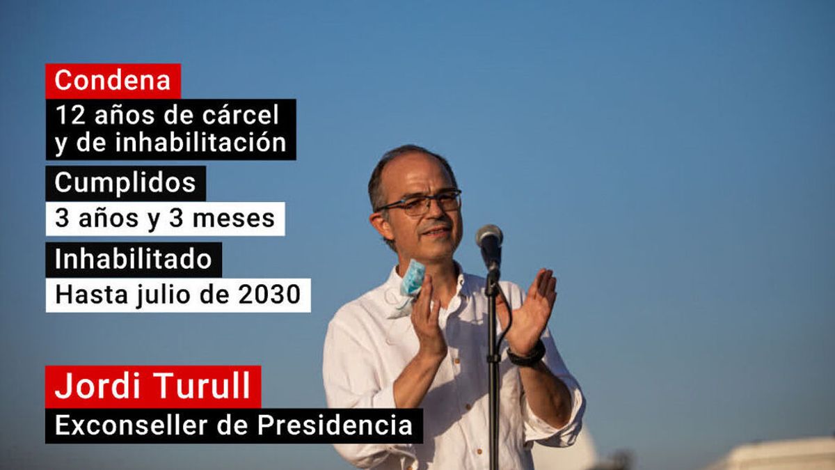 Jordi Turull, indultado parcialmente de su condena de 12 años de cárcel Jordi Turull, indultado parcialmente de su condena de 12 años de cárcel