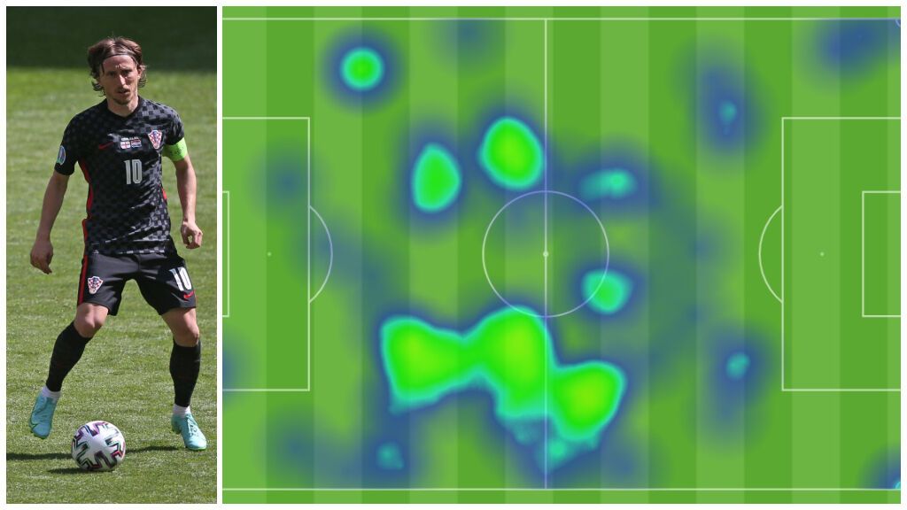 El desgaste de Luka Modric: Más posesión en campo propio y 90 minutos sin pisar el área rival