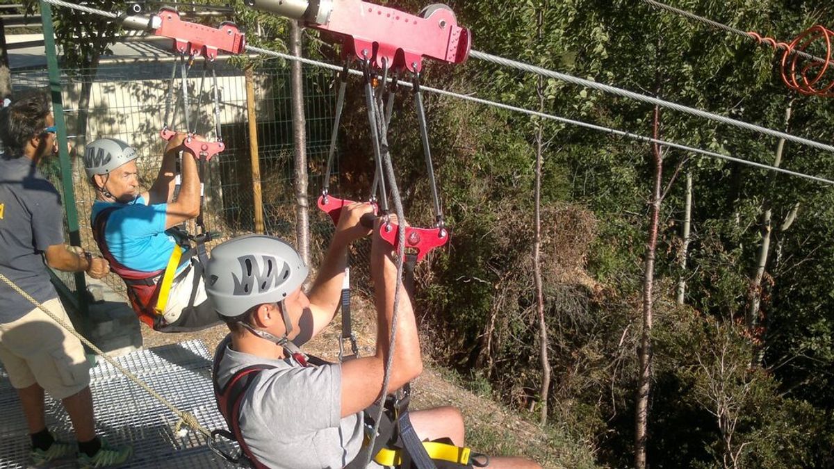 Objetivo superar los 172 km/h: la tirolina de Ordesa-Pirineo aspira a ser la más rápida del mundo Objetivo superar los 172 km/h: la tirolina de Ordesa-Pirineo aspira a ser la más rápida del mundo