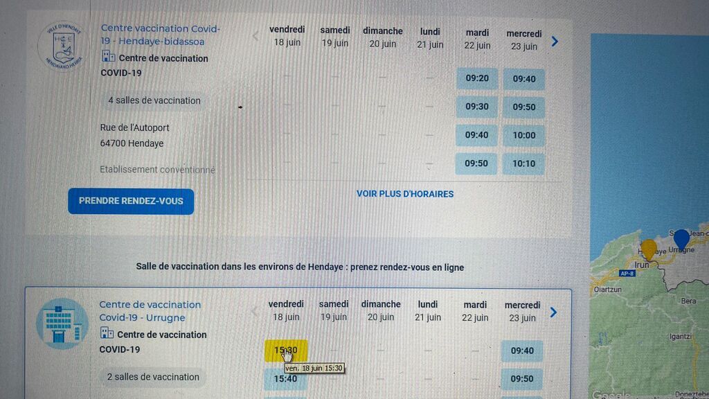 Francia está vacunando a los españoles que lo soliciten sin problemas