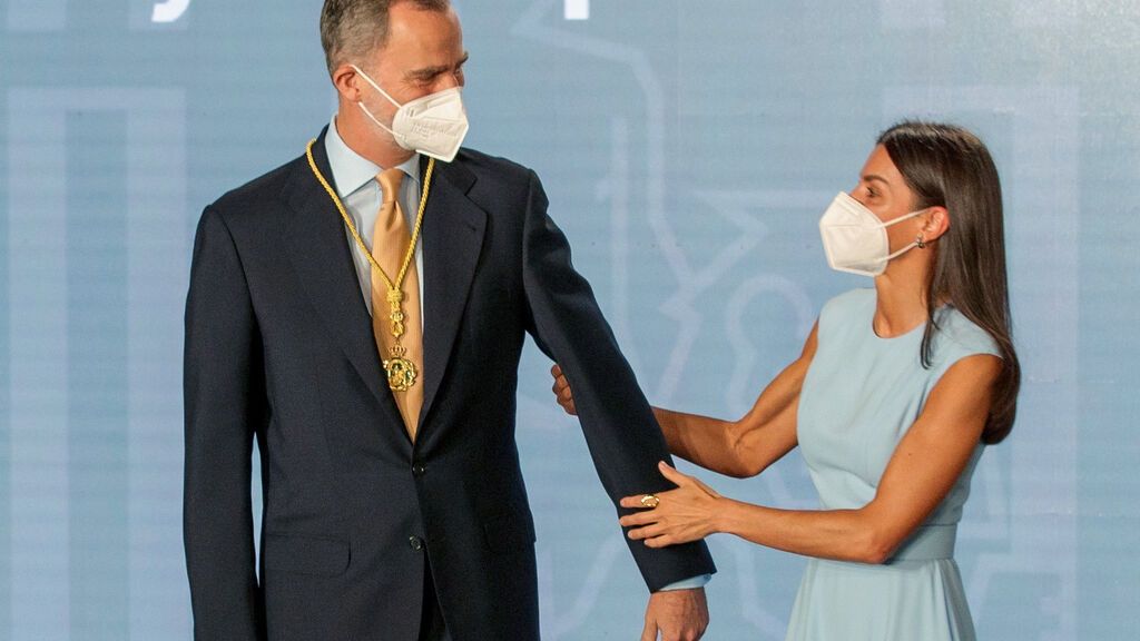 Felipe y Letizia, en la entrega de la Medalla de Honor de Andalucía