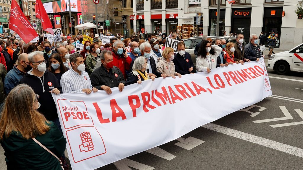 La Marea Blanca, contra el cierre de centros de salud en Madrid