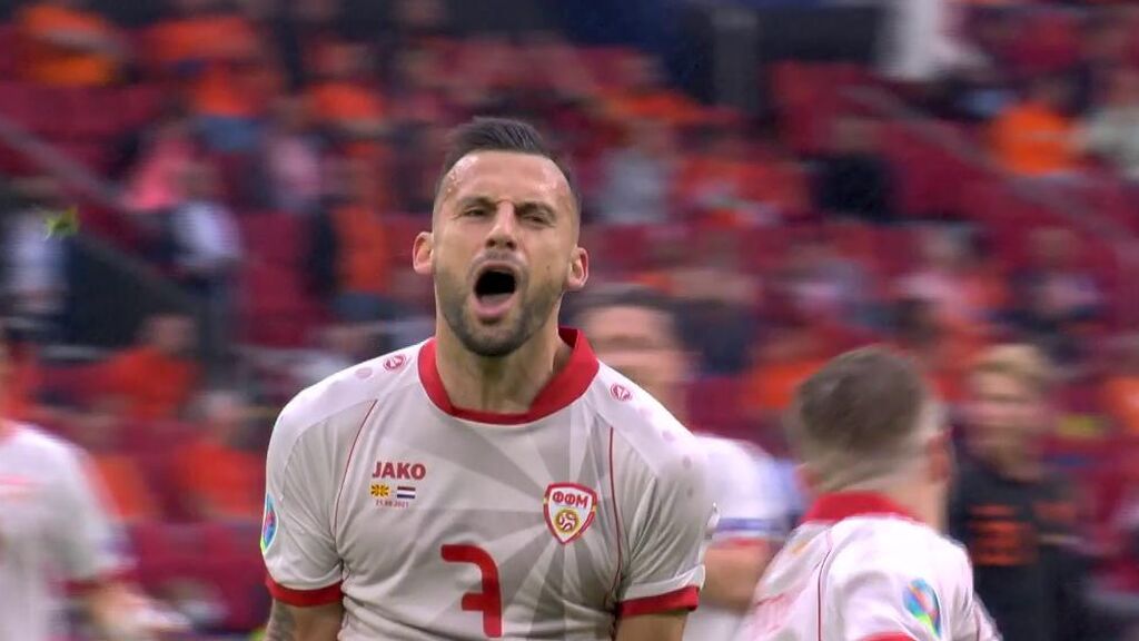 Macedonia del Norte desactiva la defensa holandeses en dos toques: el gol de Tirckovski no subió al marcador por fuera de juego