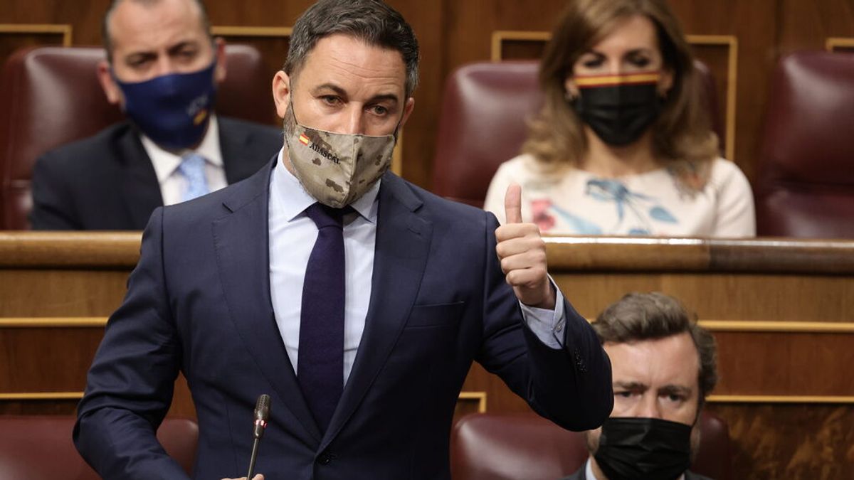 El líder de Vox, Santiago Abascal El líder de Vox, Santiago Abascal
