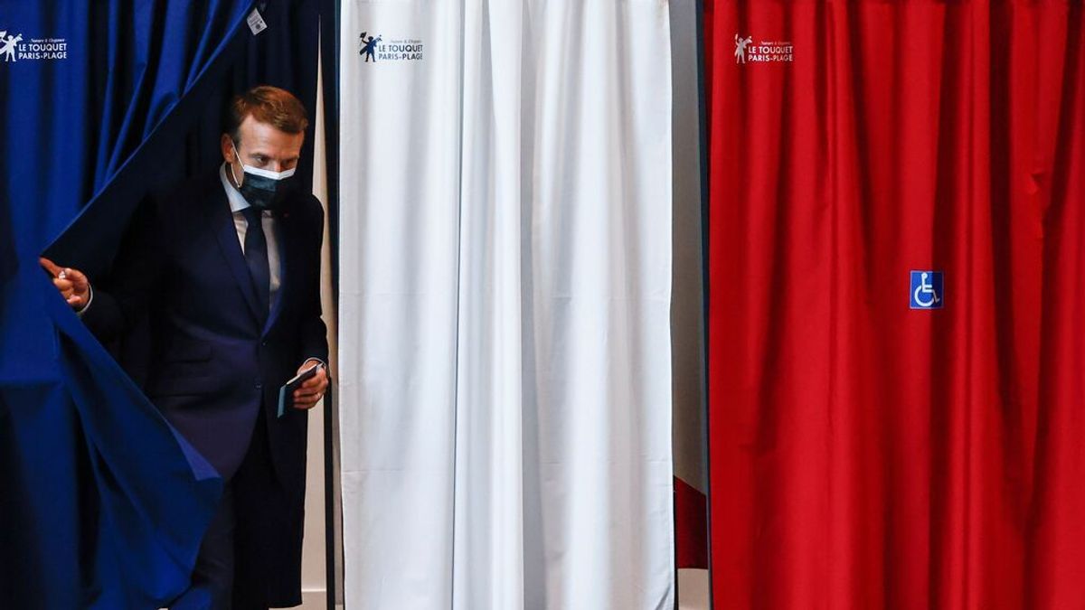 Revés para Macron y Le Pen en las elecciones regionales en Francia Revés para Macron y Le Pen en las elecciones regionales en Francia