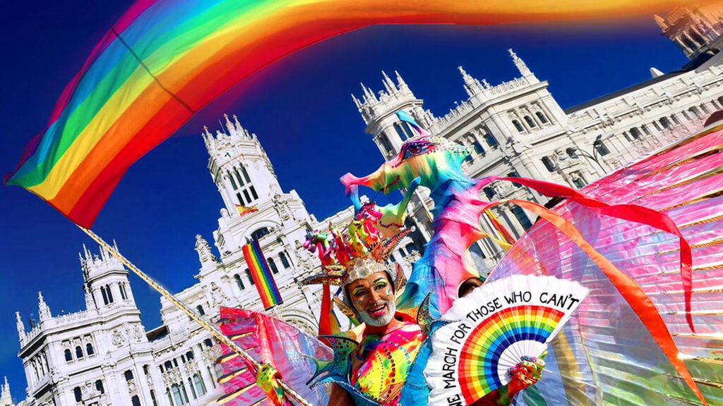 Madrid también se convirtió en sede del Orgullo.
