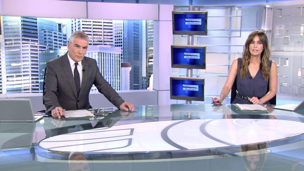 Con David Cantero e Isabel Jiménez Informativos Telecinco 2021 Mediodía 23/06/2021