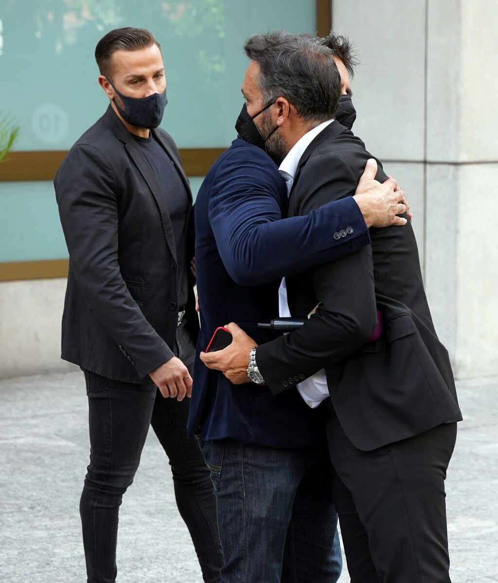 Kike Calleja, Alonso Caparrós y Rafa Mora