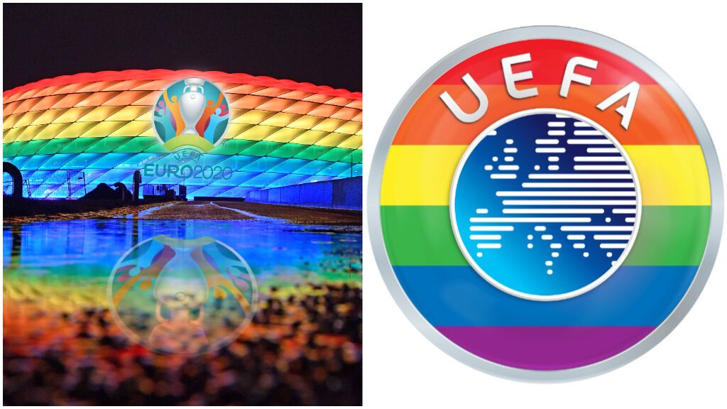 La UEFA cambia su logo pero el Allianz Arena no se iluminará con los colores LGTBI: “Es un símbolo, pero la petición era política”