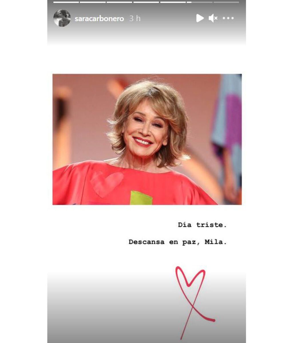 Sara Carbonero se despide de Mila Ximénez