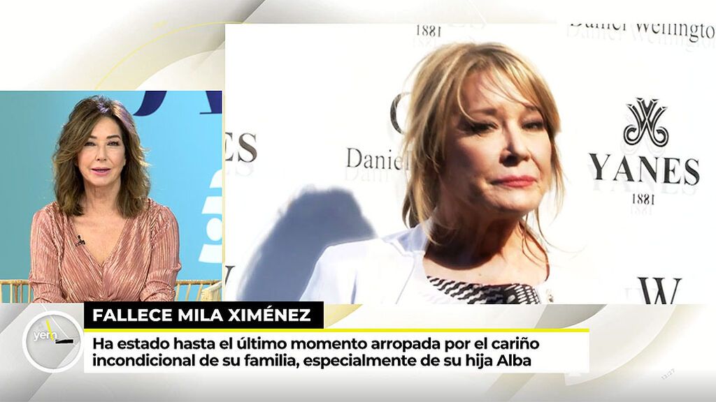 Ana Rosa Quintana se despide de Mila Ximénez: “Es de las mujeres que hacen historia”