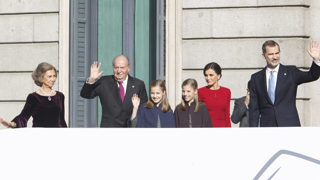La familia real, en una de sus últimas imágenes juntos