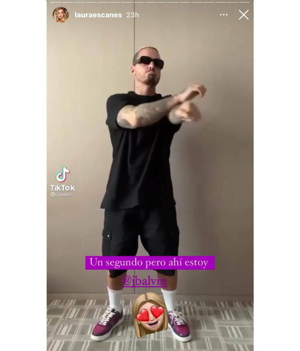 Laura Escanes, entusiasmada con el reconocimiento de J Balvin