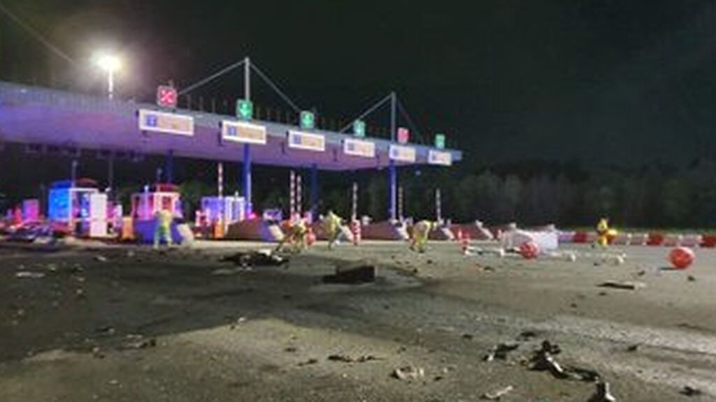 El accidente se ha producido en el peaje de la autopista AP1 a su paso por Zigotia.
