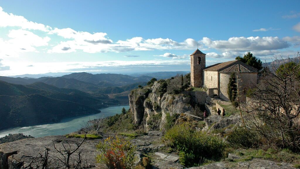 Siurana_-_Pantà_i_església
