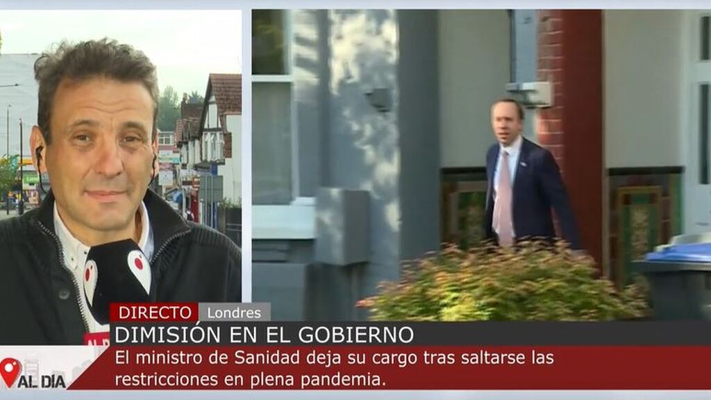 Dimite el ministro de Sanidad británico: fue sorprendido junto a su amante violando la normativa covid