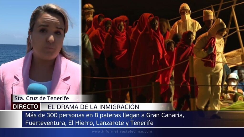 El drama de la inmigración: más de 300 personas llegan a las costas canarias
