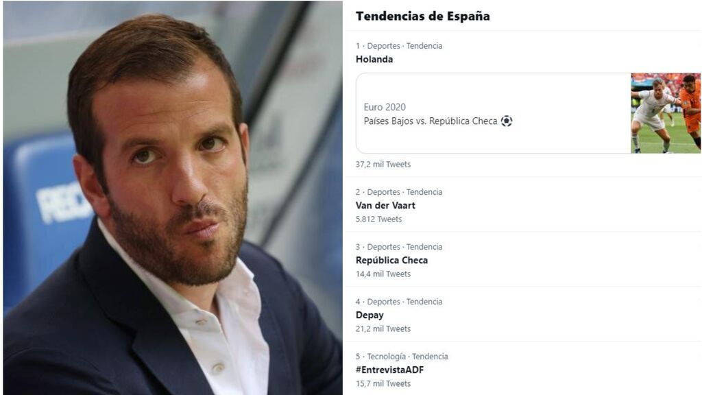 Las redes se ceban con Van der Vaart tras la eliminación de Países Bajos: "Molaría verle la cara ahora mismo"