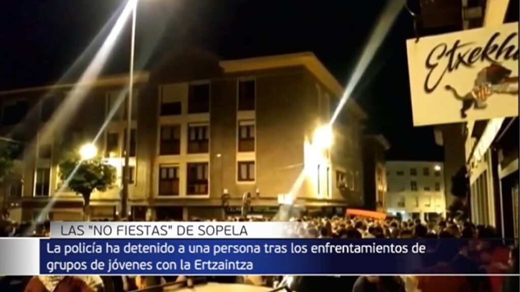 Las 'no fiestas' de Sopela, en Vizcaya, con cientos de personas sin cumplir las normas, dejan un detenido