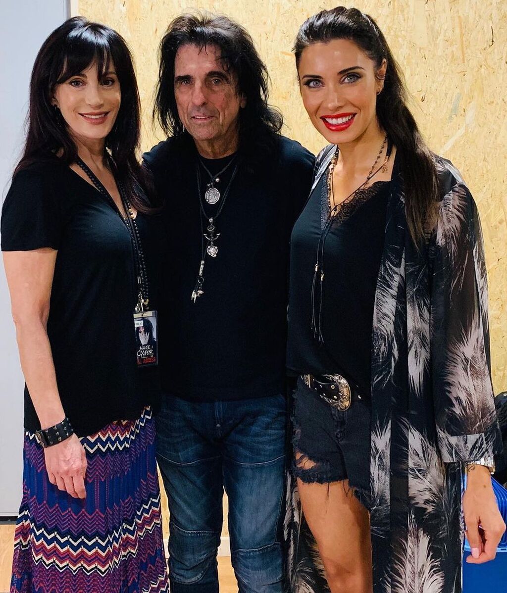 Pilar Rubio de concierto
