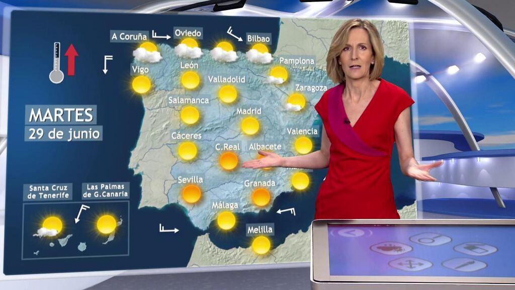 ¡Suben las temperaturas en toda España! El tiempo que va a hacer el martes