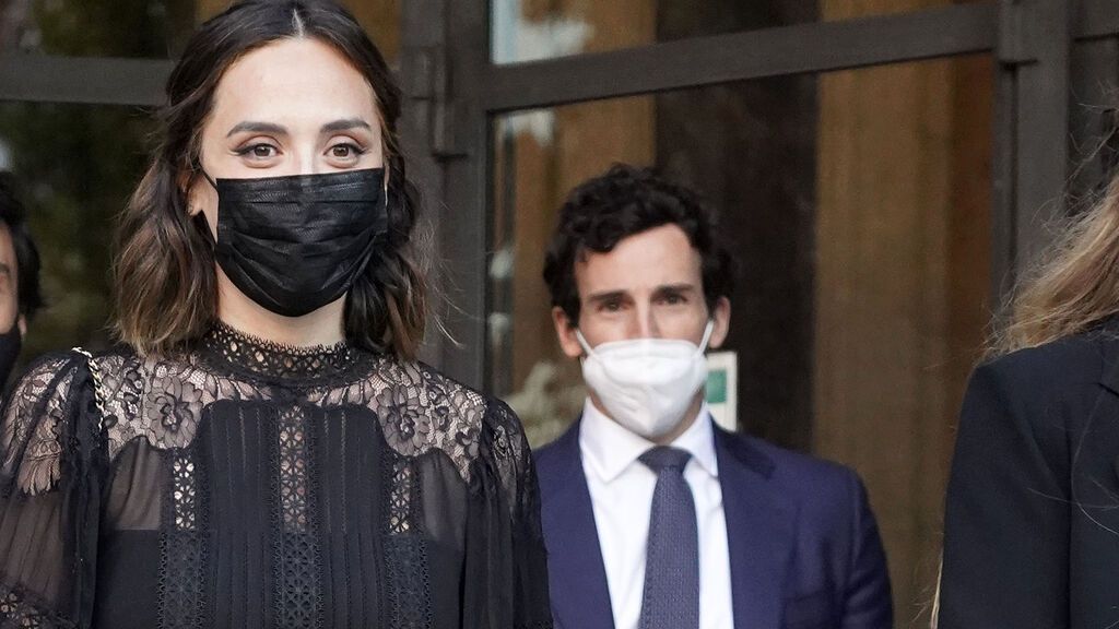 Tamara Falcó y Esther Doña, juntas en la despedida de Carlos Falcó a pesar de sus diferencias
