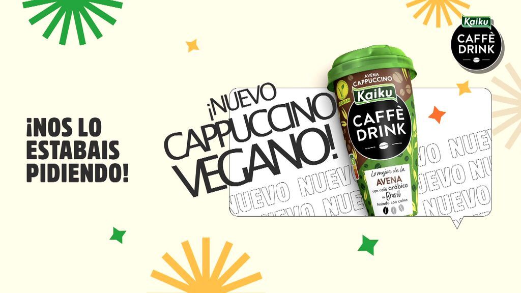 ¡Nuevo capuccino vegano!