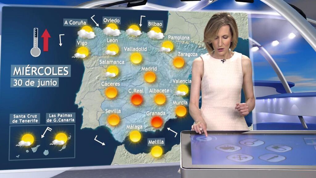 ¡Junio se va a despedir con unos 30 ºC en casi toda España! El tiempo que va a hacer el miércoles