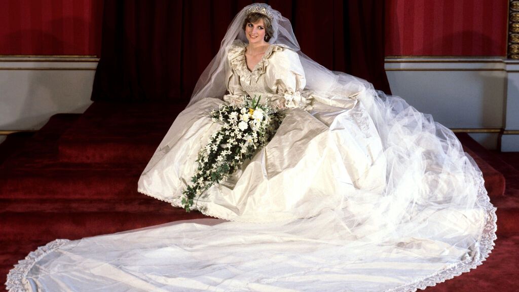Diana, en su boda