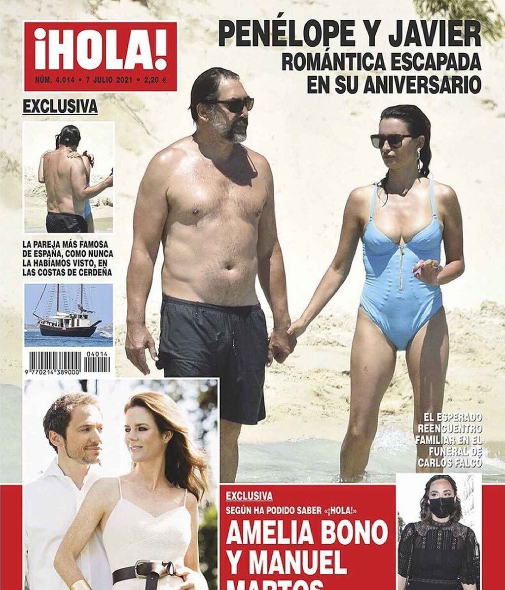 Penélope Cruz y Javier Bardem, de escapada en Cerdeña: sus fotos en bañador