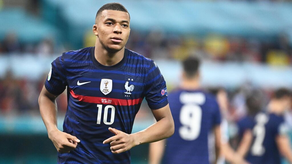 Mbappé, eliminado en octavos de la Eurocopa 2020.