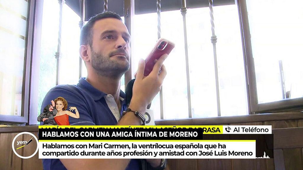 Maricarmen, la ventrílocua, una de las últimas personas que habló con José Luis Moreno antes de ser detenido: “Quedó en mandarme más escenas”