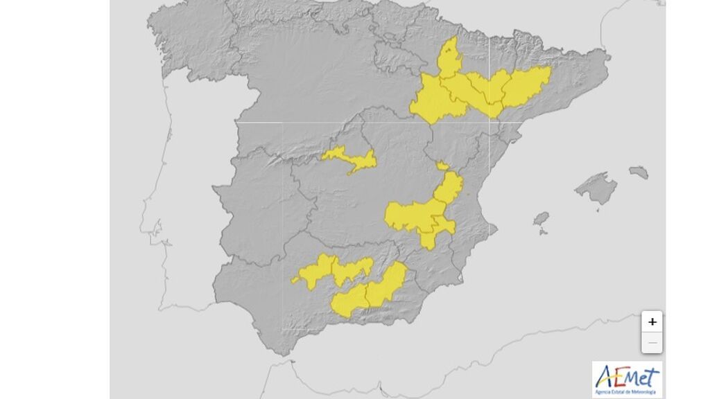 avisos calor viernes