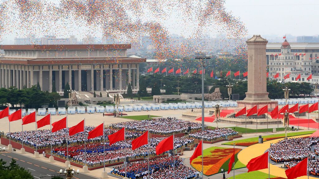 Una espectacular ceremonia de aniversario del Partido Comunista Chino