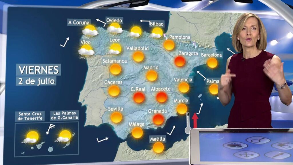 Se extienden los avisos por calor: el tiempo que hará el viernes 2 de julio en España