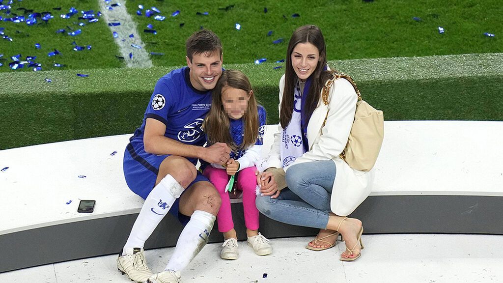 César Azilicueta y Adriana Guerendiain