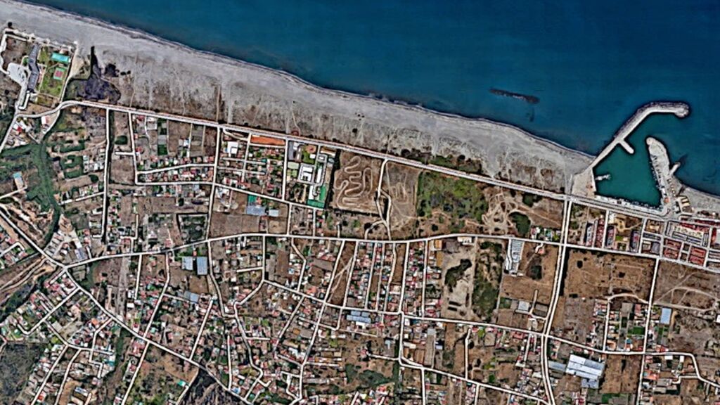 La zona del Zabal, junto al Puerto de la Atunara