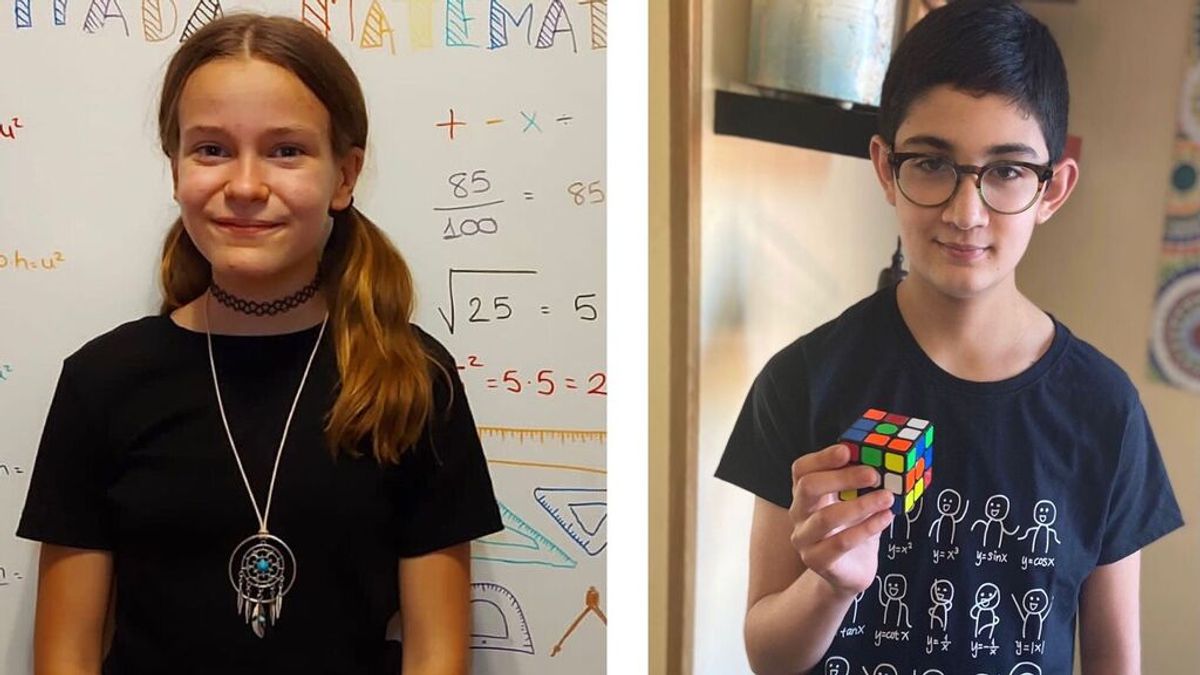 Lucía y Mateo, ganadores de las Olimpiadas matemáticas: "Son muy divertidas y útiles" Lucía y Mateo, ganadores de las Olimpiadas matemáticas: "Son muy divertidas y útiles"